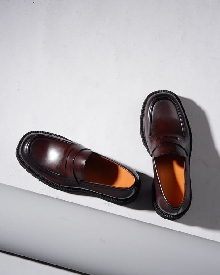 The Leather shoes