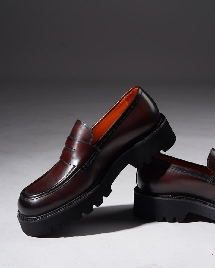 The Leather shoes